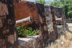Vieux fort - vues autour d'île des Caraïbes du Curaçao image libre de droits Vieux fort - vues autour d'île des Caraïbes du Curaçao image libre de droits