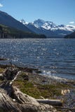 View along Duffey Lake, BC towards snow-capped Cayoosh Mountain stock photos View along Duffey Lake, BC towards snow-capped Cayoosh Mountain stock photos