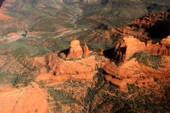 View At The Red Rock Country Sedona Royalty Free Stock Photos