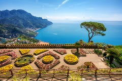 Ravello village on Amalfi coast, Italy