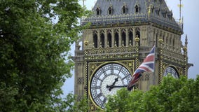 View of Big Ben clock face