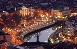 View of Bilbao at Twilight