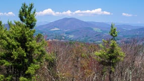 View from the Blue Ridge Parkway, North Carolina, USA stock image View from the Blue Ridge Parkway, North Carolina, USA stock image