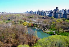 View of Central Park and New York City