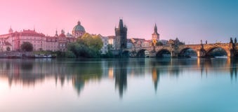 View of Charles bridge Prague, Czech Republic. Royalty Free Stock Image View of Charles bridge Prague, Czech Republic. Royalty Free Stock Image