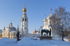 View on the church of the city of Vologda frosty winter day royalty free stock images View on the church of the city of Vologda frosty winter day royalty free stock images