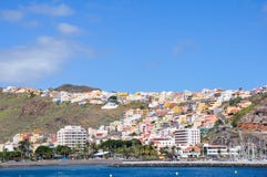 View of city San Sebastian, La Gomera, Canaries stock images View of city San Sebastian, La Gomera, Canaries stock images