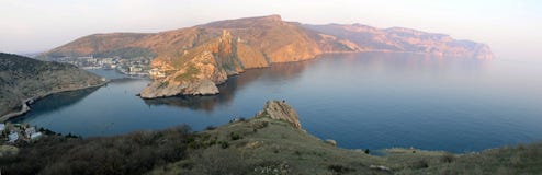 Exit from Balaklava Bay. royalty free stock photography Exit from Balaklava Bay. royalty free stock photography