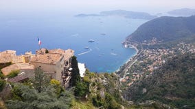 View of Eze, south of France. View of Eze, French Riviera View of Eze, south of France. View of Eze, French Riviera