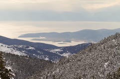 View From Mount Parnassos Royalty Free Stock Photos View From Mount Parnassos Royalty Free Stock Photos
