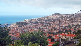 View of Funchal, the capital of Madeira stock photo View of Funchal, the capital of Madeira stock photo
