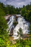 View of High Falls in Dupont State Forest, North Carolina. stock images View of High Falls in Dupont State Forest, North Carolina. stock images