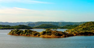 Nature Reserve Albufera des Grau. View from High Point on Nature Reserve Albufera des Grau Outdoors. Menorca, Balearic Islands, Spain Stock Photography Nature Reserve Albufera des Grau. View from High Point on Nature Reserve Albufera des Grau Outdoors. Menorca, Balearic Islands, Spain Stock Photography