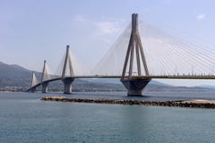 View of the modern bridge stock photo View of the modern bridge stock photo