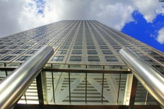 Modern tall building Canary Wharf London United Kingdom stock photography Modern tall building Canary Wharf London United Kingdom stock photography