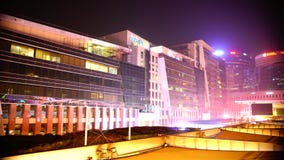 A View of Night CyberHub. Cyber Hub is a massive courtyard within Cyber City