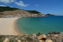 View Of Bai Mon Beach In Dai Lanh, Vietnam Royalty Free Stock Photo
