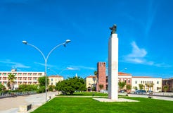 View Of Little Town Of Fertilia In A Sunny Day Royalty Free Stock Photo View Of Little Town Of Fertilia In A Sunny Day Royalty Free Stock Photo