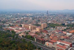 View Of Mexico City Center Stock Photos