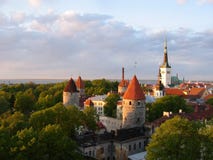 View Of Tallinn Old Town Royalty Free Stock Photo