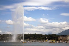 View On Lake Geneva Stock Photography View On Lake Geneva Stock Photography