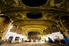 Abandoned Variety Theater - Cleveland, Ohio stock image Abandoned Variety Theater - Cleveland, Ohio stock image