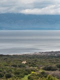 View over the Adriatic Sea from Cres to the Velebit mountains, Croatia stock image View over the Adriatic Sea from Cres to the Velebit mountains, Croatia stock image