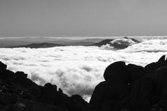 View over the clouds royalty free stock image View over the clouds royalty free stock image