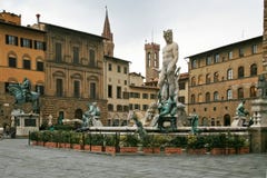 View on Piazza della Signoria in Florence