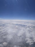 View from the aircraft porthole royalty free stock photo View from the aircraft porthole royalty free stock photo
