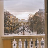 View on the Pushkin monument stock photos View on the Pushkin monument stock photos