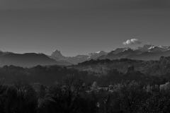 View of Pyrenees`s mountain stock images View of Pyrenees`s mountain stock images