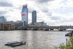 A view of Thames river. Royalty Free Stock Photography A view of Thames river. Royalty Free Stock Photography
