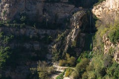 View of the Sant Miquel del Fai waterfalls
