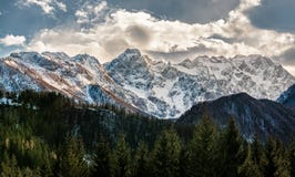 View of Slovenian alps royalty free stock image View of Slovenian alps royalty free stock image