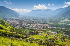 View To Merano South Tirol Royalty Free Stock Images View To Merano South Tirol Royalty Free Stock Images