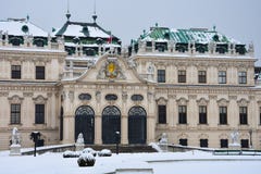 View of the Upper Belvedere Palace royalty free stock photo View of the Upper Belvedere Palace royalty free stock photo