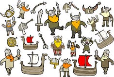 Viking Figures Royalty Free Stock Images Viking Figures Royalty Free Stock Images