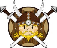 Viking Warrior feroce sveglio illustrazione di stock Viking Warrior feroce sveglio illustrazione di stock