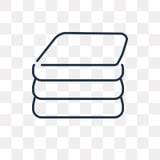 Vikt handdukvektorsymbol som isoleras på genomskinlig bakgrund, lin stock illustrationer Vikt handdukvektorsymbol som isoleras på genomskinlig bakgrund, lin stock illustrationer