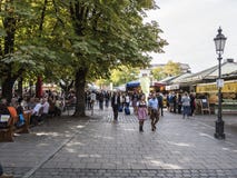 Viktualienmarkt Munich, Alemania imagenes de archivo Viktualienmarkt Munich, Alemania imagenes de archivo