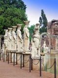 Villa Adriana i Tivoli nära Rome fotografering för bildbyråer Villa Adriana i Tivoli nära Rome fotografering för bildbyråer