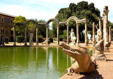 Villa Adriana vicino a Roma, Italia fotografie stock Villa Adriana vicino a Roma, Italia fotografie stock