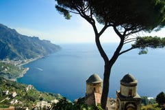 Villa Rufolo in Ravello, Italy. stock images Villa Rufolo in Ravello, Italy. stock images