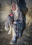 Leprous dressed in rags during a historical re-enactment in the Royalty Free Stock Photos Leprous dressed in rags during a historical re-enactment in the Royalty Free Stock Photos