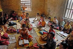 Village Education In India Royalty Free Stock Photos