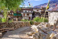 Village of Gue, Spiti, Shimla stock images Village of Gue, Spiti, Shimla stock images