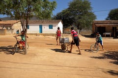 Village life in Brazil in Petrolina royalty free stock images Village life in Brazil in Petrolina royalty free stock images