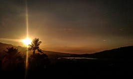 VILLAGE SUNSET royalty free stock images VILLAGE SUNSET royalty free stock images