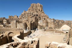 The village of Thula on Yemen Royalty Free Stock Photography The village of Thula on Yemen Royalty Free Stock Photography